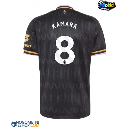 Moški Nogometni dresi Aston Villa Boubacar Kamara #8 Gostujoči 2026-27 Kratek Rokav